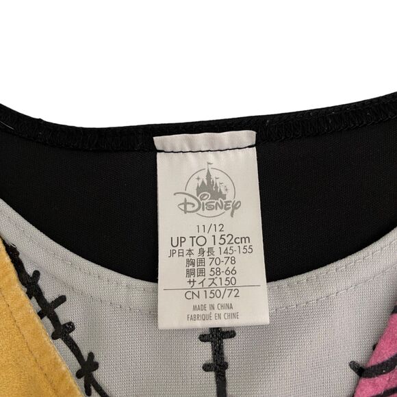 Disney Parks Sally Nightmare Before Christmas Dress Girl's 11/12 Long Sleeve - Picture 10 of 13